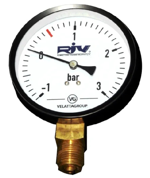 1/2 Inch Threaded Pressure Gauge | G8826A Dry Gauge for Hertell Pumps
