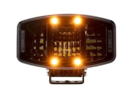 120W LED Driving Light with Dual Colour Position & Amber Warning Strobe - LG933