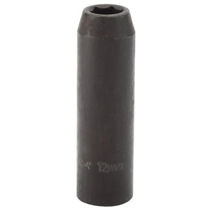 Draper Deep Impact Socket, 1/2" SQ. DR. ,12mm