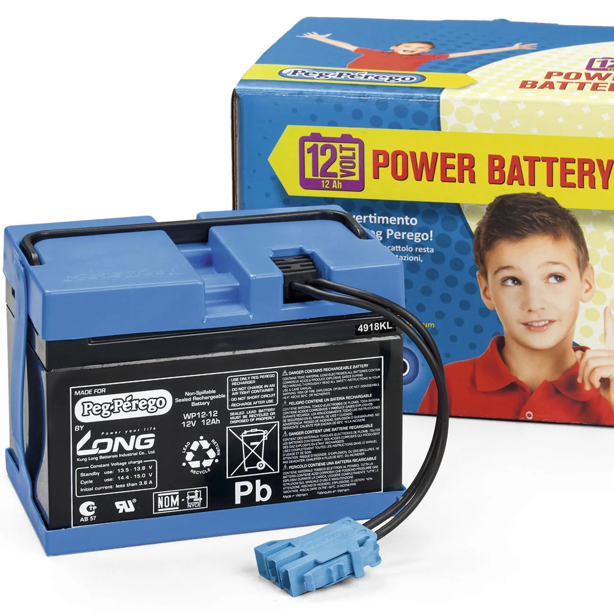 Peg Perego Gator Battery, 12V/12A