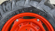 13.6 x 28 Rear Aig Tyres + 8 stud Rims to suit L2 Series