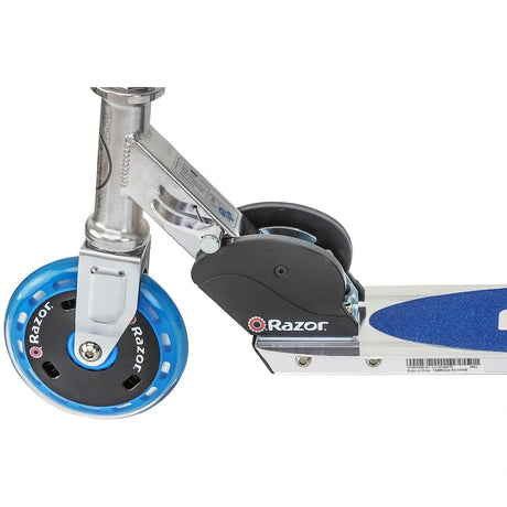 Razor A125 Scooter - Blue GS | Lightweight Folding Kids Scooter with GS Safety Certification