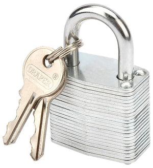 Draper 30mm Laminated Steel Padlock