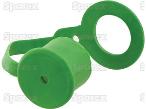Sparex Green PVC Dust Cap - Fits 1/2" Male Coupling | Durable & Protective