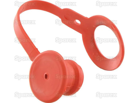 Sparex Red PVC Dust Plug - Fits 1/2" Female Coupling | Durable & Protective
