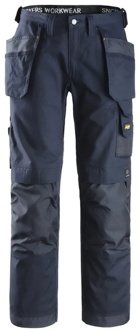 Snickers 3214 Canvas+ Craftsmen Holster Pockets Trousers - Navy