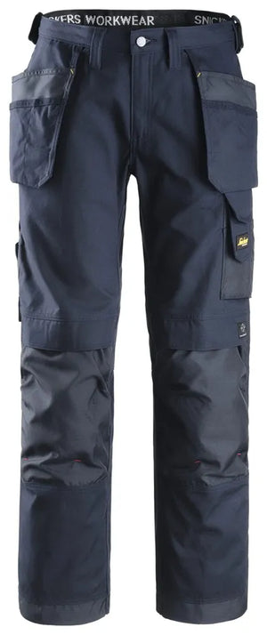Snickers 3214 Canvas+ Craftsmen Holster Pockets Trousers - Navy