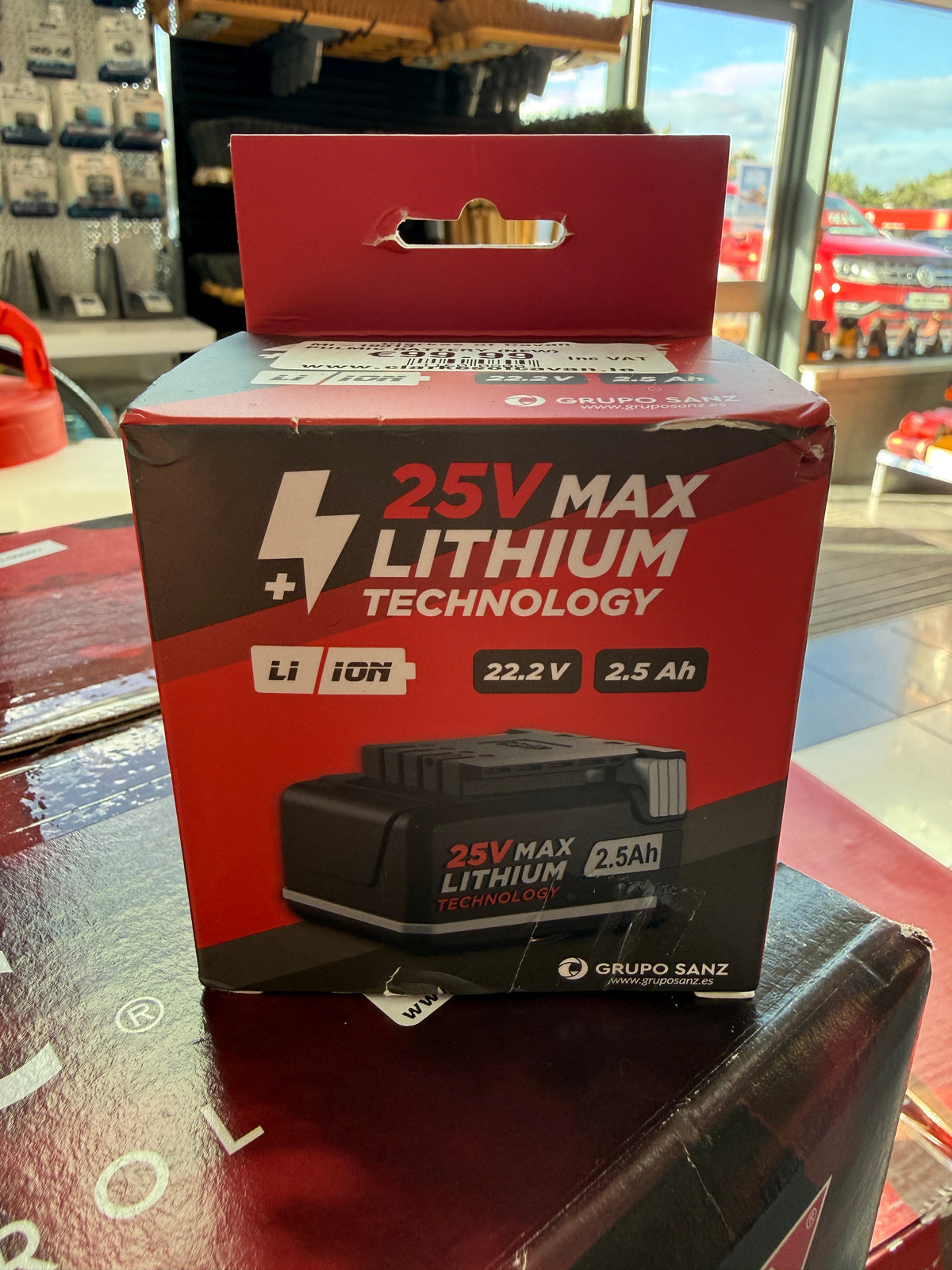 Pulmic 25v 2.5Ah Battery