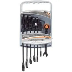 Draper Combination Spanner Set with Flexible Heads (7 Piece)