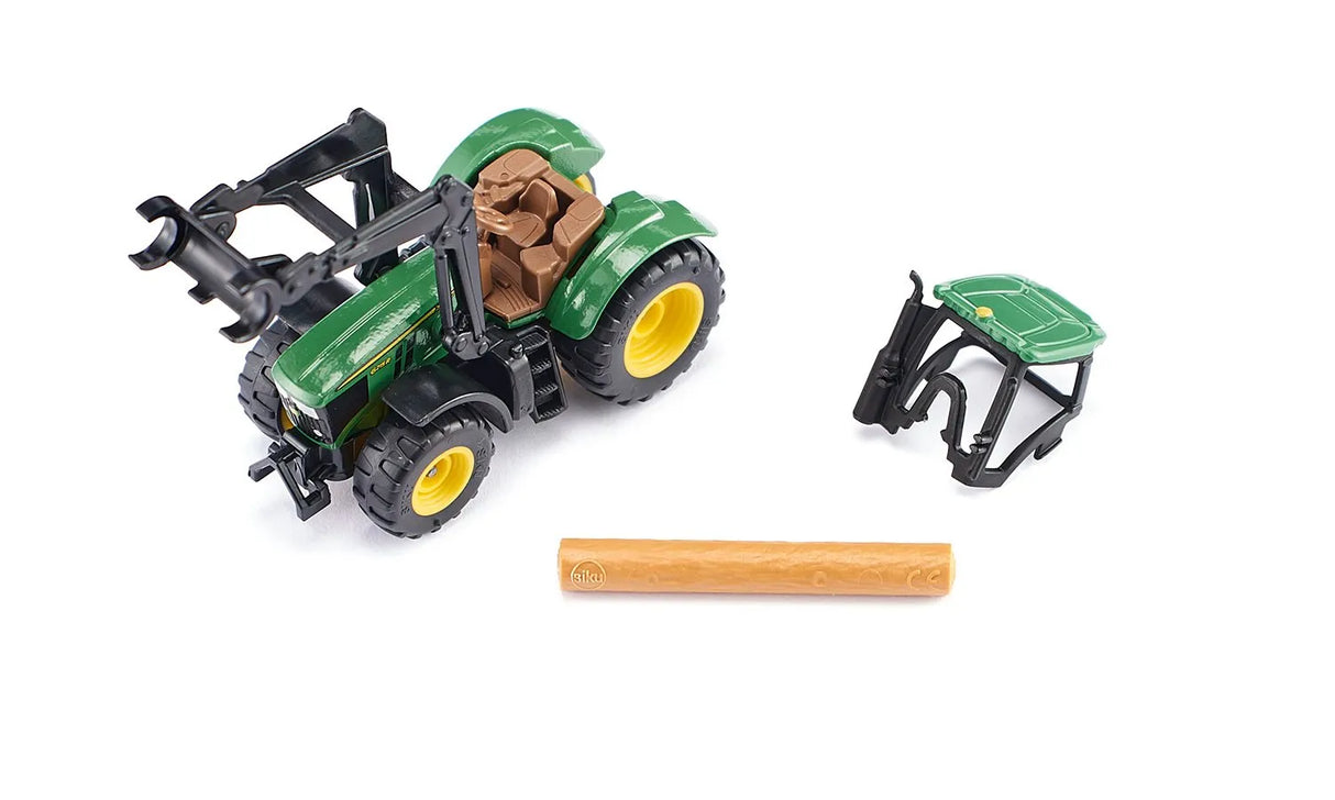 Siku John Deere 6215R Tractor with Log Grapple 1:87