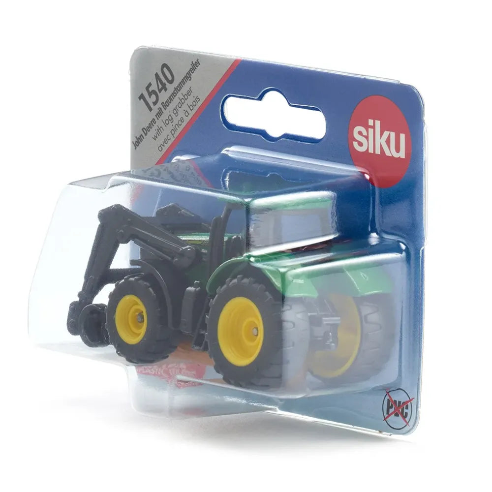 Siku John Deere 6215R Tractor with Log Grapple 1:87