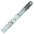 15cm Stainless Steel Ruler - Metric and Imperial Graduations with Protective Wallet