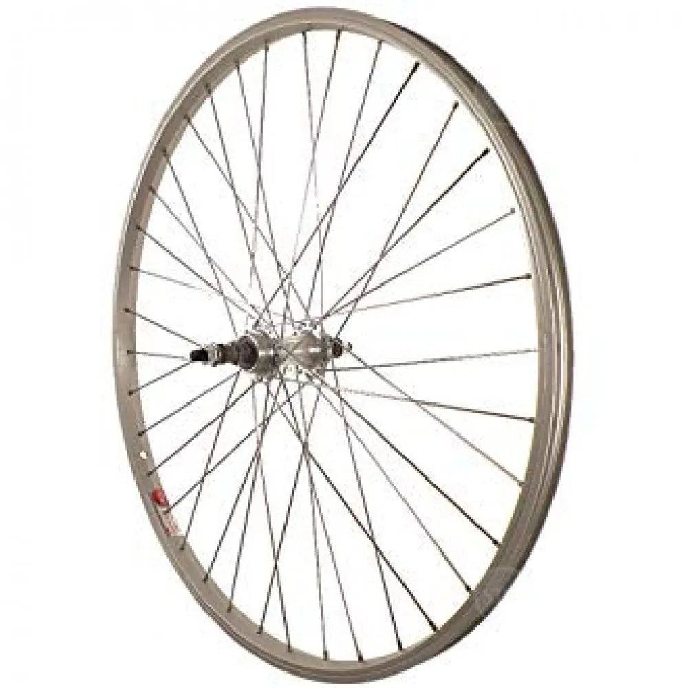 24" Alloy Front Wheel - Solid Axle - Silver Finish