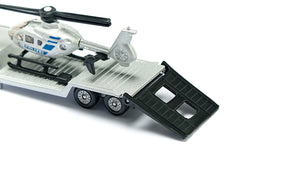 Siku Low Loader with Police Helicopter 1:87