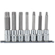 Draper TX-Star Security Socket Bit Set 1/2" Sq. Dr. 100mm (7 Piece)