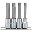 Draper Ribe Socket Bit Set 1/2" Sq. Dr. (4 Piece)