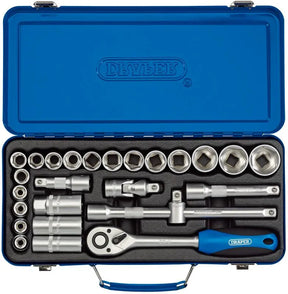 Draper 1/2" Sq. Metric Socket Set (26 Piece)