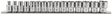 Draper 1/2" Sq. Metric socket on Metal Rail (15 Piece)