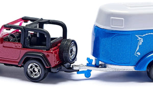 Siku Jeep Wrangler with Horse Trailer 1:87