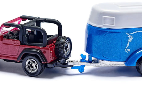 Siku Jeep Wrangler with Horse Trailer 1:87