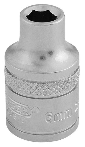 Draper 3/8" Sq. 6 Point Metric Socket (6mm)