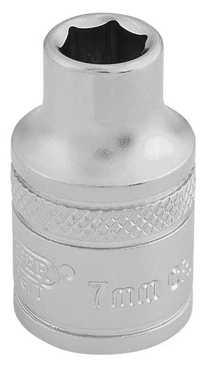 Draper 3/8" Sq. 6 Point Metric Socket (7mm)