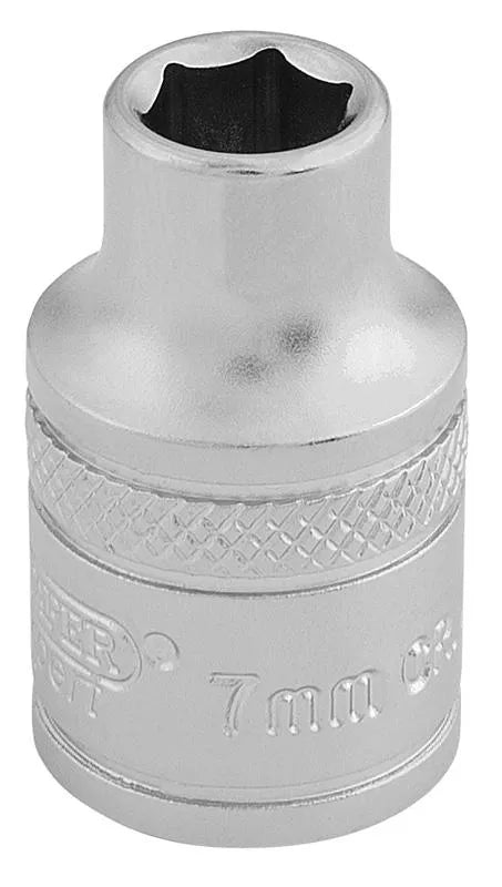 Draper 3/8" Sq. 6 Point Metric Socket (7mm)