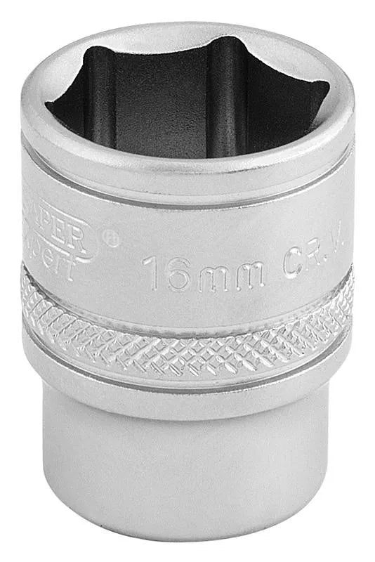 Draper 3/8" Sq. 6 Point Metric Socket (16mm)