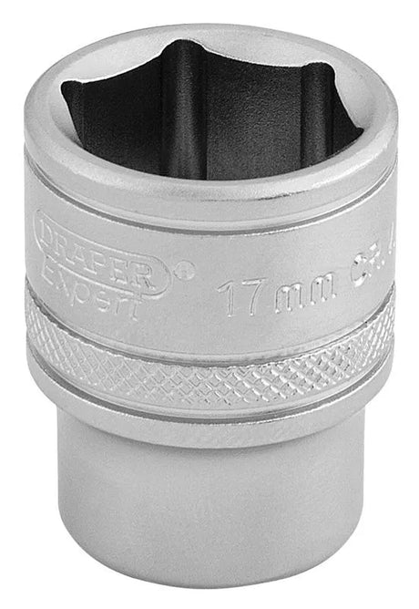 Draper 3/8" Sq. 6 Point Metric Socket (17mm)
