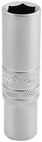 Draper 3/8" Sq. 6 Point Metric Deep Socket (12mm)