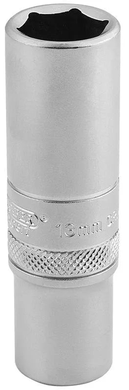 Draper 3/8" Sq. 6 Point Metric Deep Socket (13mm)