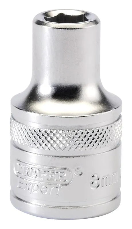 Draper 1/2" Sq. 6 Point Metric Socket (8mm)