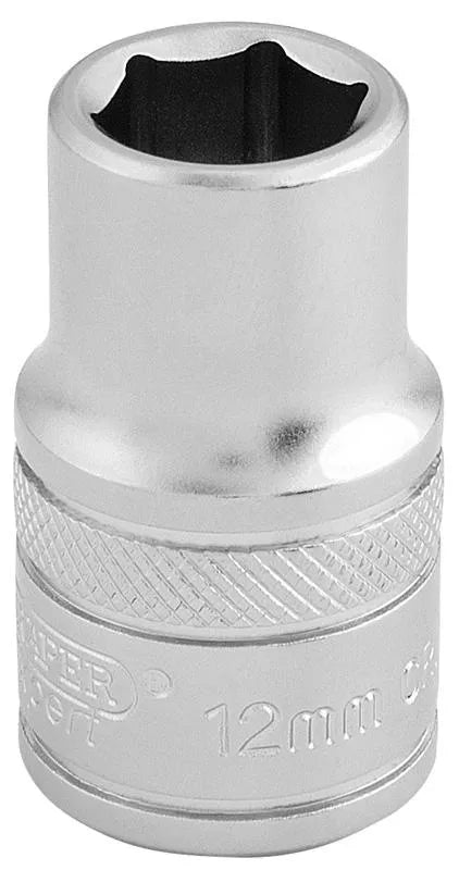 Draper 1/2" Sq. 6 Point Metric Socket (12mm)