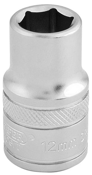 Draper 1/2" Sq. 6 Point Metric Socket (12mm)