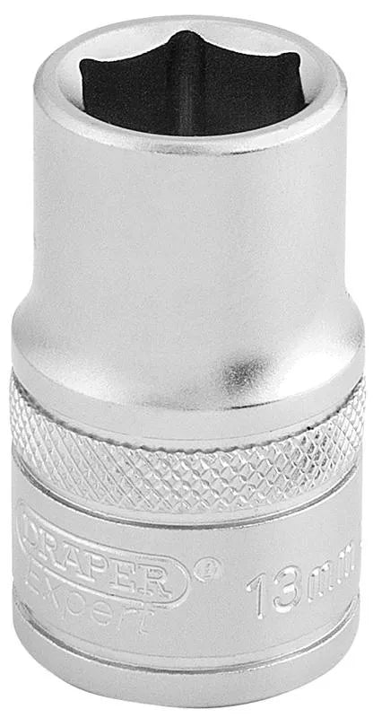 Draper 1/2" Sq. 6 Point Metric Socket (13mm)