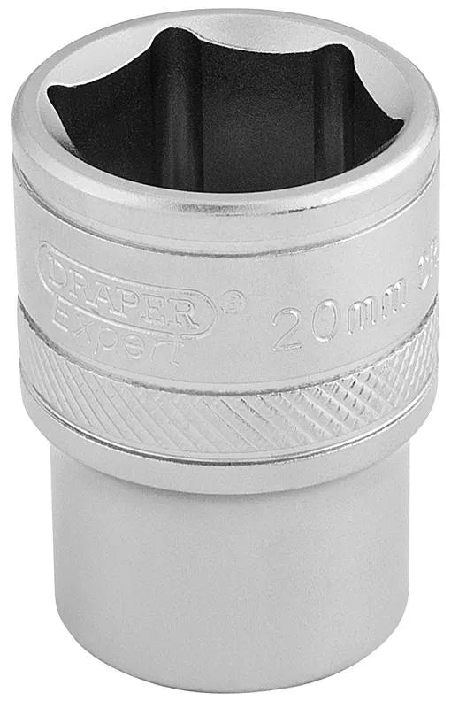 Draper 1/2" Sq. 6 Point Metric Socket (20mm)