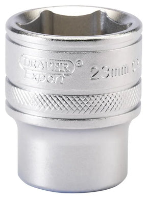 Draper 1/2" Sq. 6 Point Metric Socket (23mm)