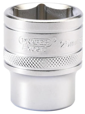 Draper 1/2" Sq. 6 Point Metric Socket (25mm)