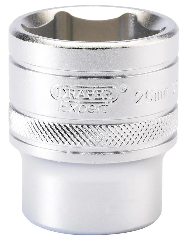 Draper 1/2" Sq. 6 Point Metric Socket (26mm)