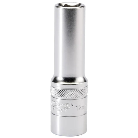 Draper 6 Point Metric Deep Socket, 1/2" Sq, Dr, 12mm