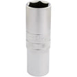 Draper 6 Point Deep Socket, 1/4" Sq, Dr 19mm