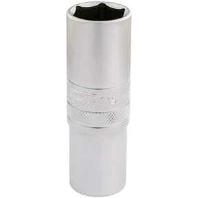 Draper 6 Point Deep Socket, 1/4" Sq, Dr 19mm