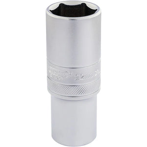 Draper 6 Point Metric Deep Socket, 1/2" Sq, Dr, 22mm