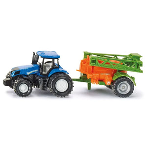 Siku New Holland Tractor with Amazone Field Sprayer 1:87