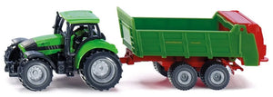 Siku Deutz Tractor with Universal Spreader 1:87