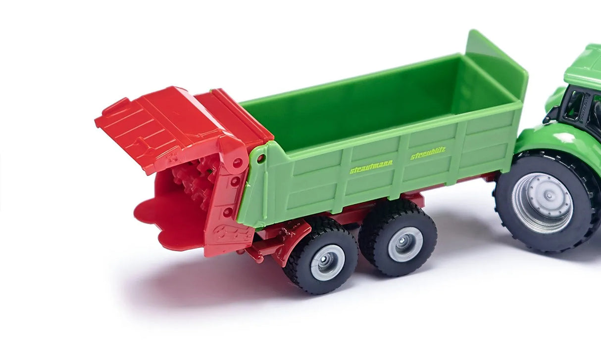 Siku Deutz Tractor with Universal Spreader 1:87