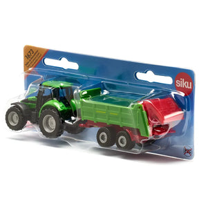 Siku Deutz Tractor with Universal Spreader 1:87