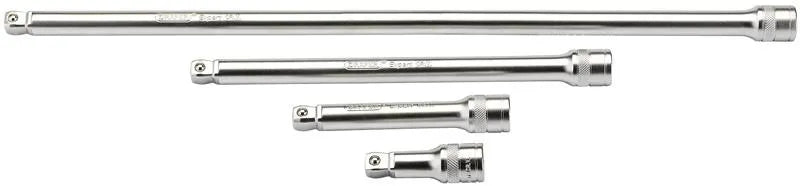 Draper 1/2" Sq. Wobble Extension Bar Set (Micro Satin Chrome) (4 Piece)