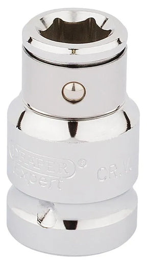 Draper 1/2" Sq. x 10mm Hexagon Screwdriver Bit Holding Socket