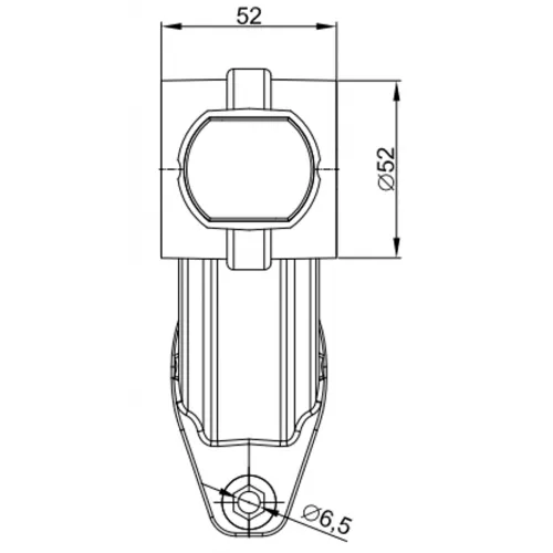 LED Global LG176 - 3 Function Led 90 Degree Stalk Marker Light (RH)